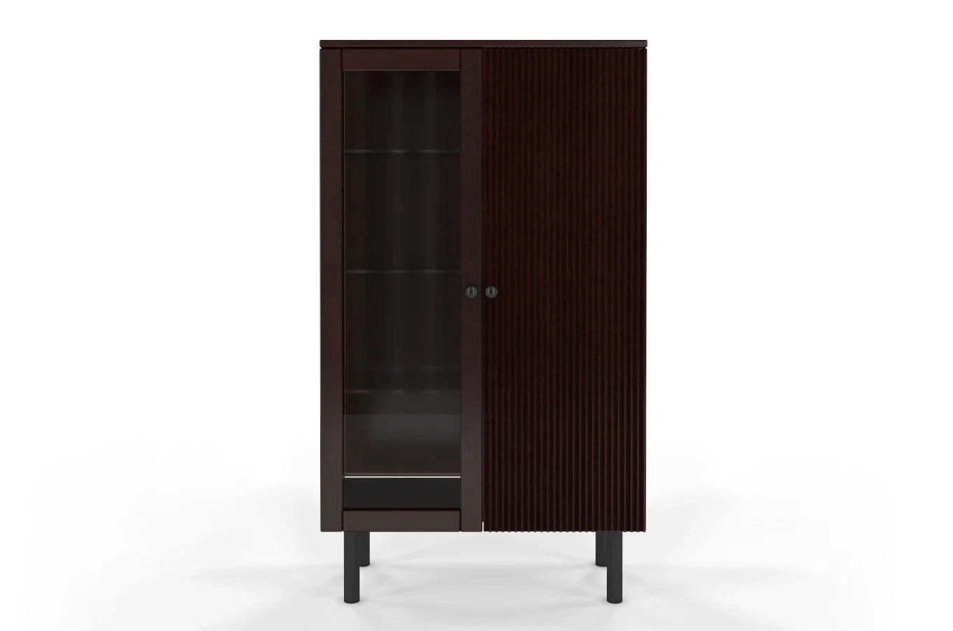 NORVIK High Pine Display Cabinet 80CM
