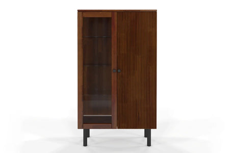 NORVIK High Pine Display Cabinet 80CM
