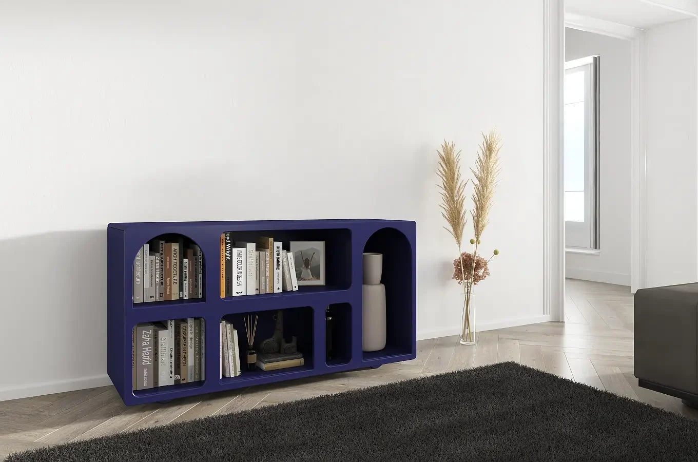 OLIMPIA LONG Bookcase 140CM with Arches