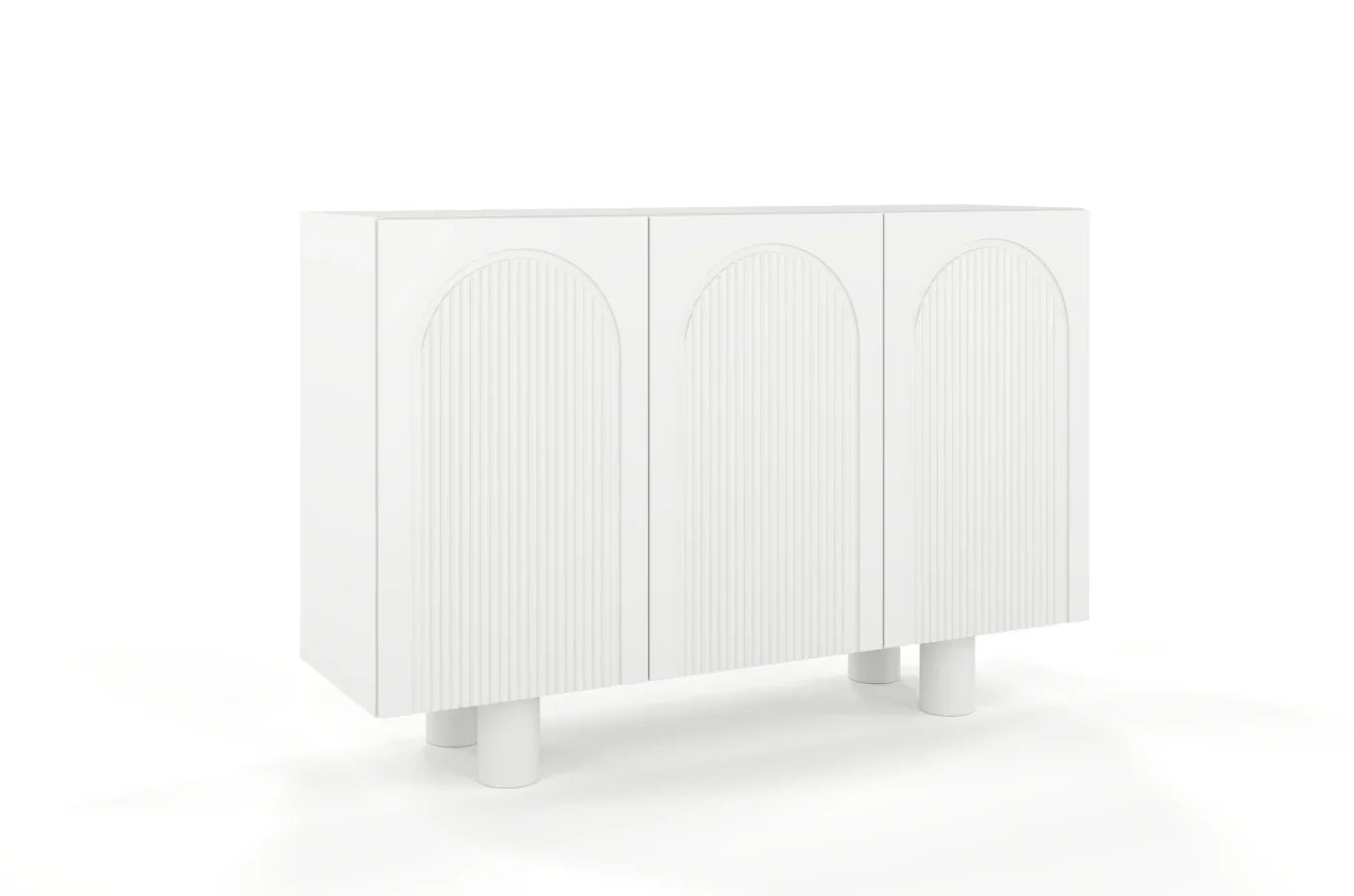 RITA White Chest 135CM with Arches