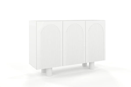 RITA White Chest 135CM with Arches