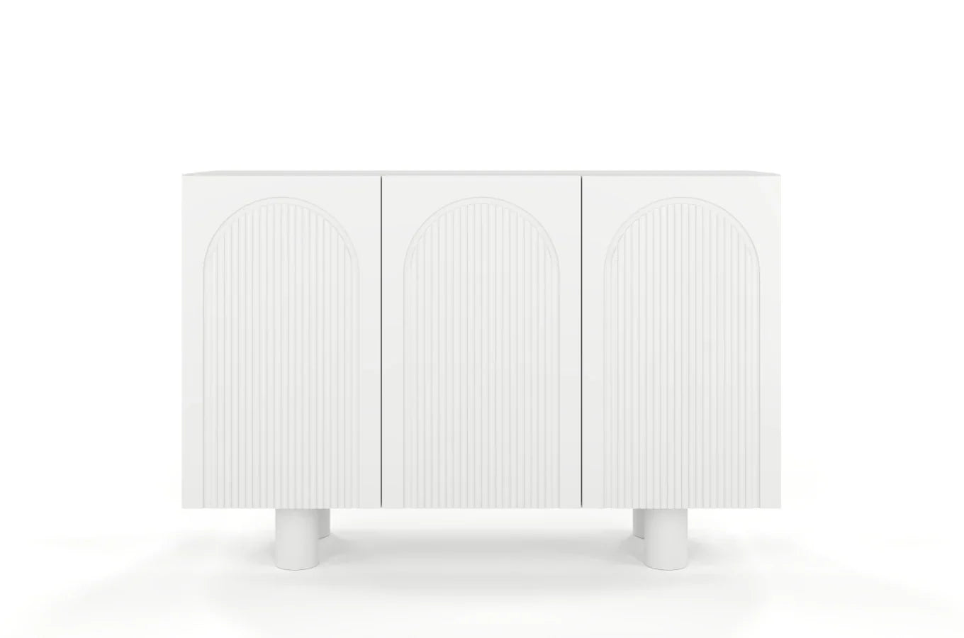 RITA White Chest 135CM with Arches