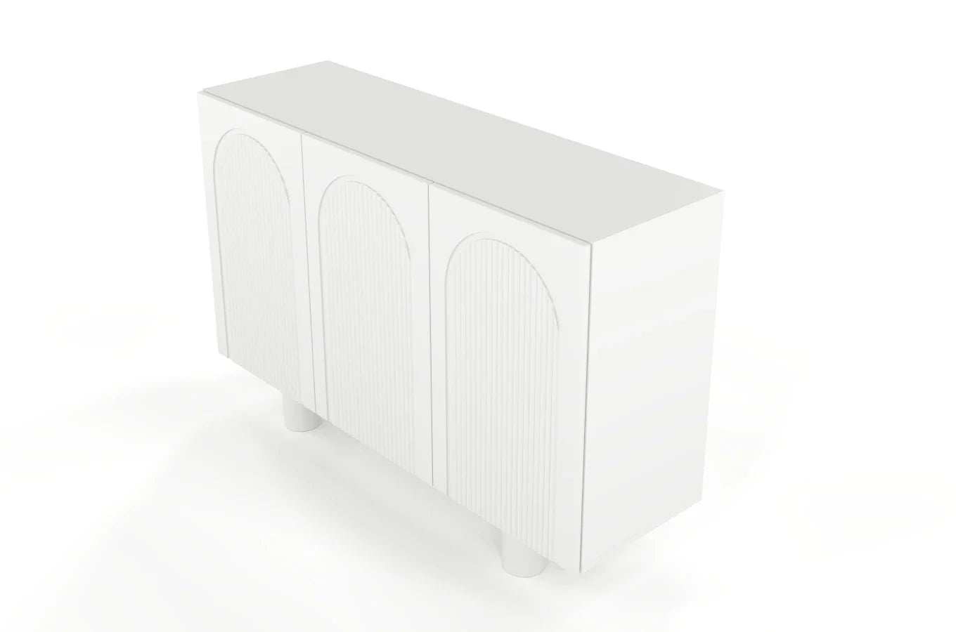 RITA White Chest 135CM with Arches