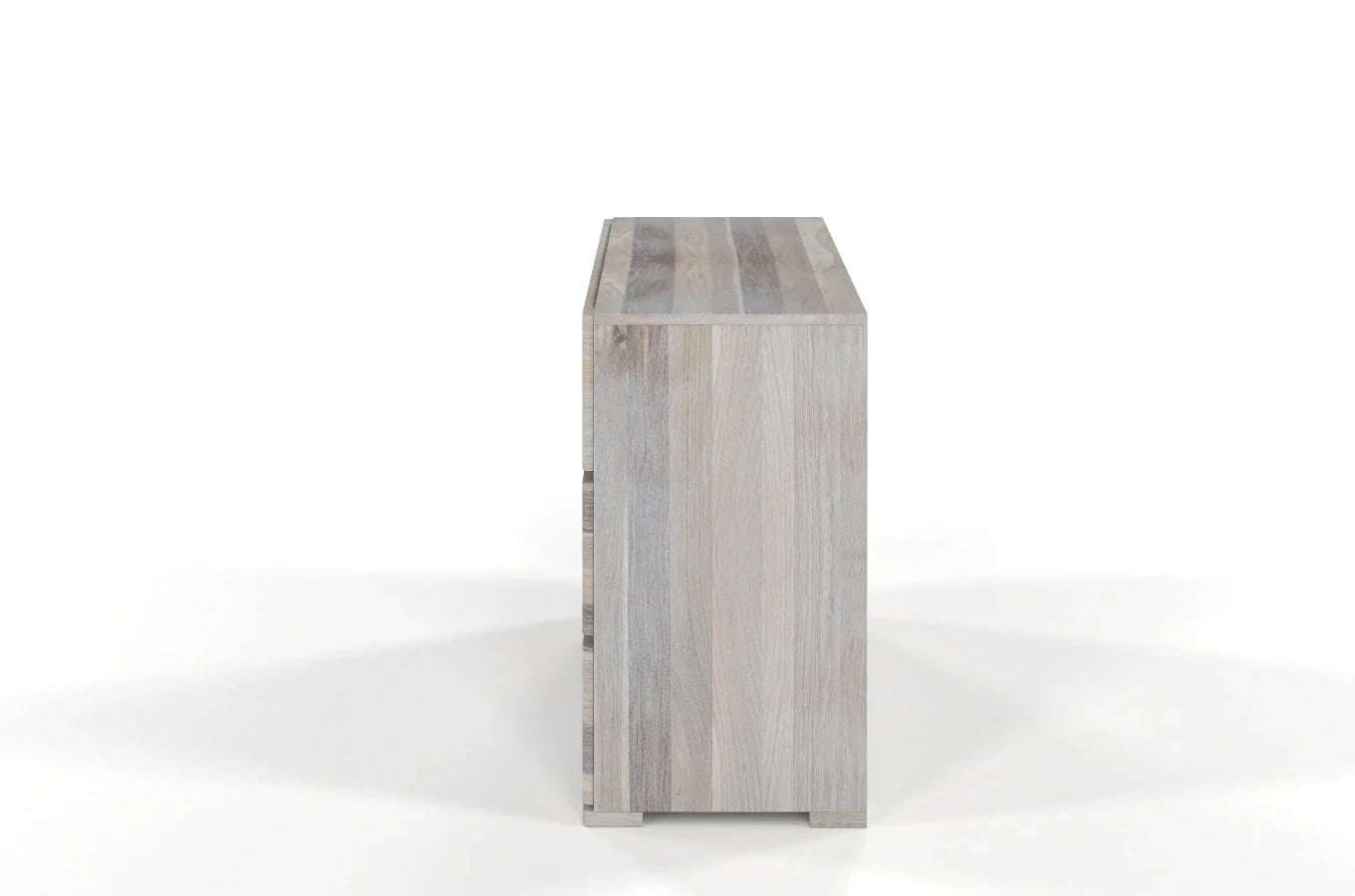 SANDEMO Oak 3 Drawer Chest 120CM