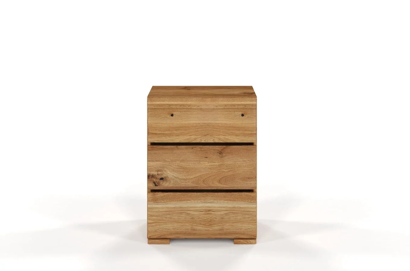 SANDEMO Oak 3 Drawer Chest 60CM
