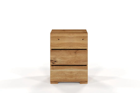 SANDEMO Oak 3 Drawer Chest 60CM