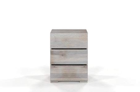 SANDEMO Oak 3 Drawer Chest 60CM