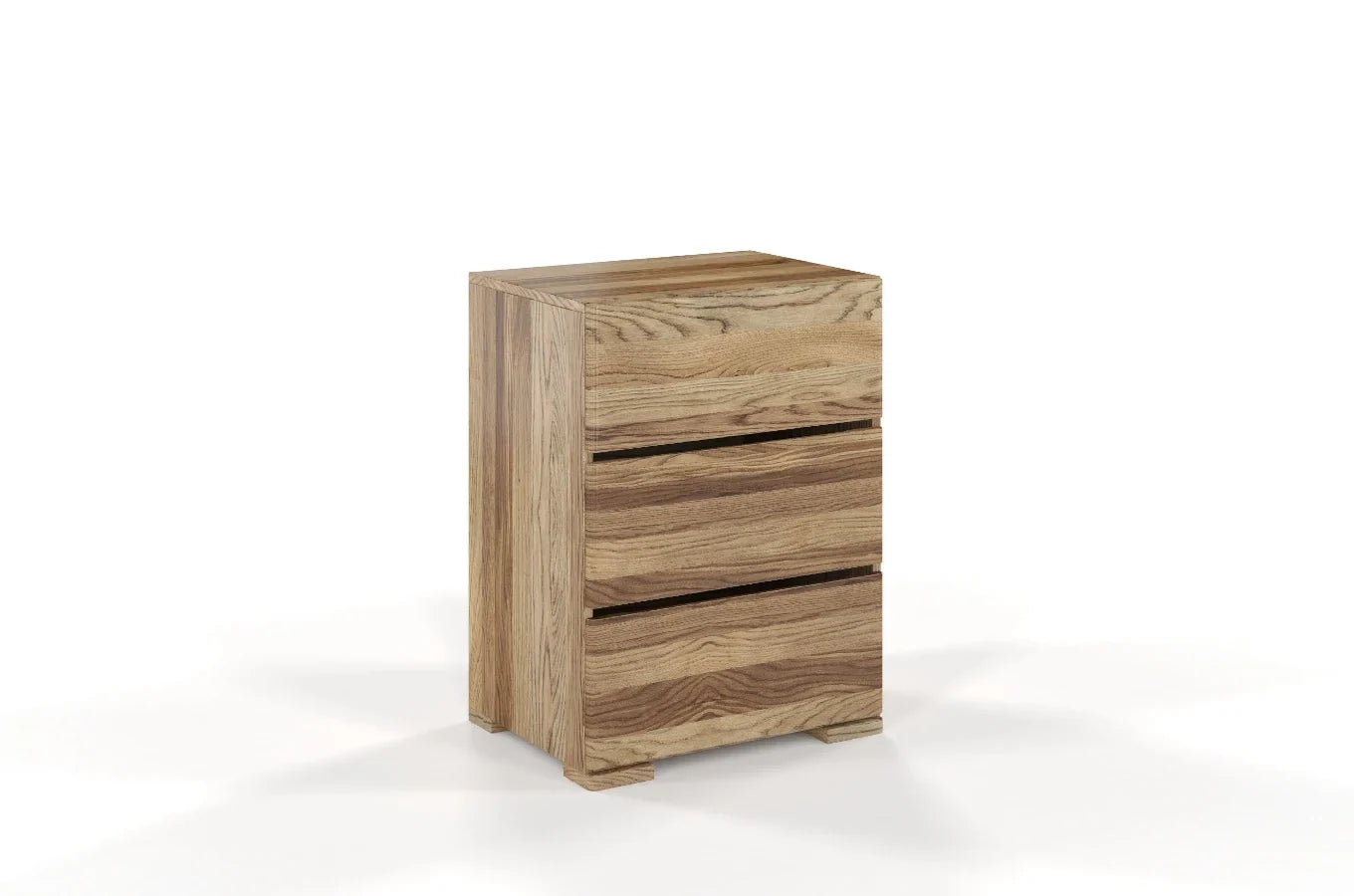 SANDEMO Oak 3 Drawer Chest 60CM
