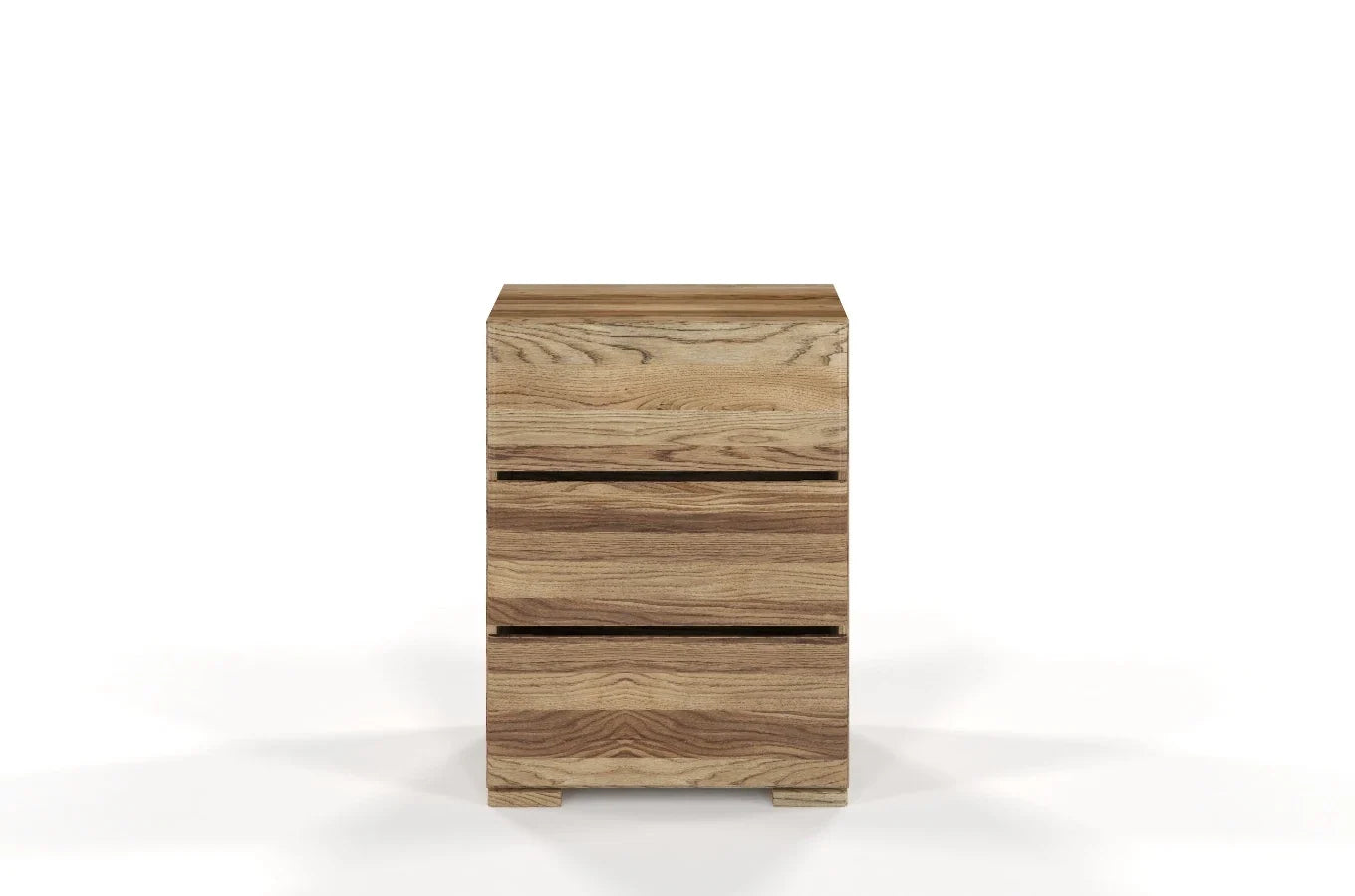 SANDEMO Oak 3 Drawer Chest 60CM
