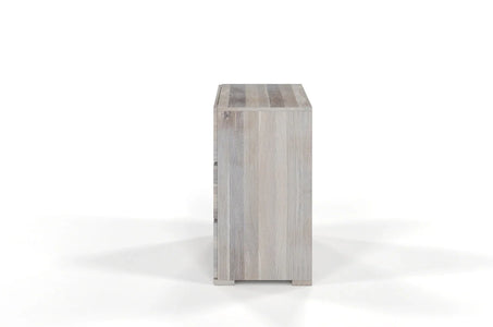 SANDEMO Oak 3 Drawer Chest 80CM