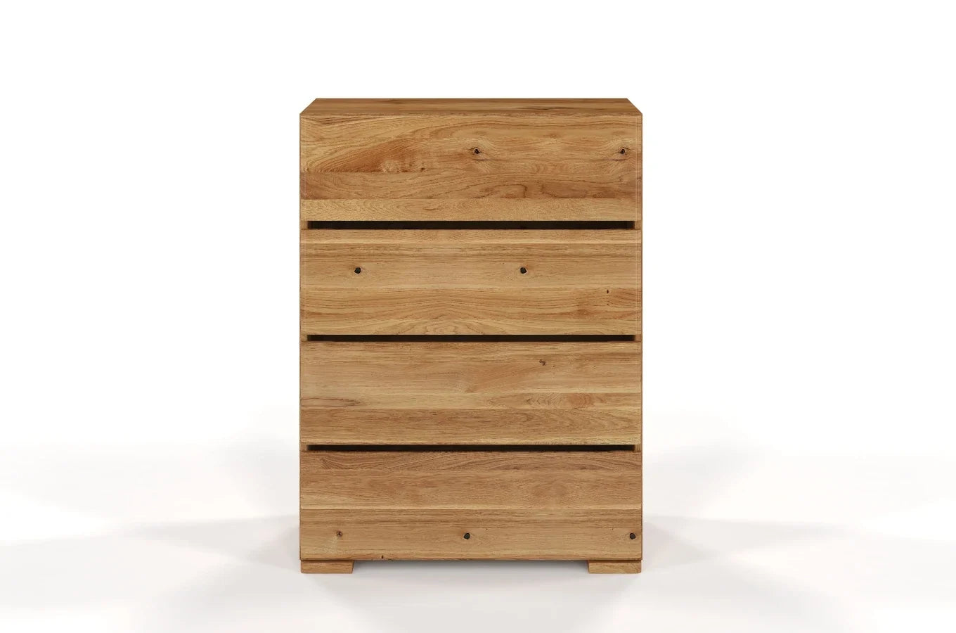SANDEMO Oak 4 Drawer Chest 80CM