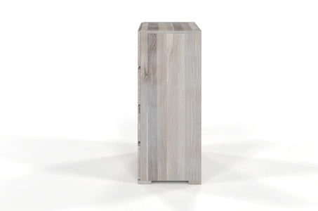 SANDEMO Oak 4 Drawer Chest 80CM