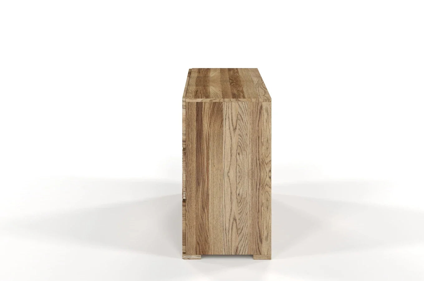 SANDEMO Oak 6 Drawer Chest 120CM (3+2+1)