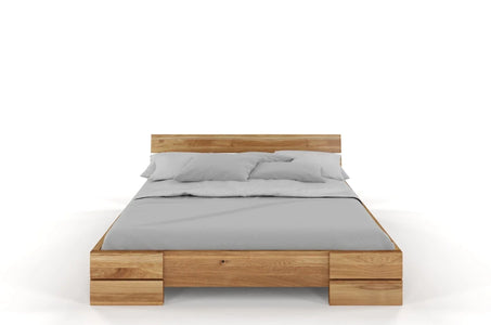 SANDEMO Oak Bed