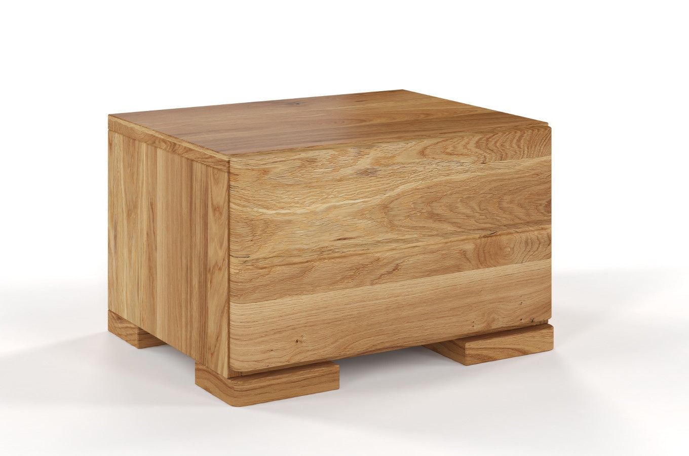 SANDEMO Oak Bedside Cabinet with 1 Drawer