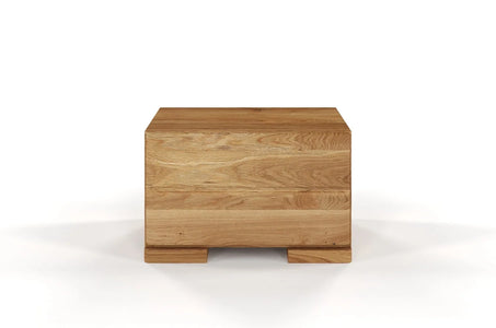 SANDEMO Oak Bedside Cabinet with 1 Drawer