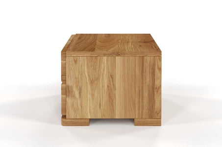 SANDEMO Oak Bedside Cabinet with 1 Drawer