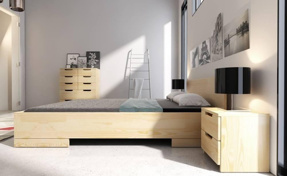 SPECTRUM Pine Maxi 220CM Long Bed with Storage