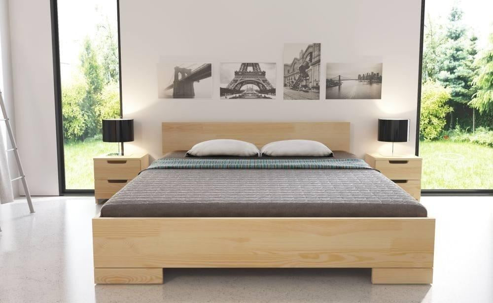 SPECTRUM Pine Maxi 220CM Long Bed with Storage