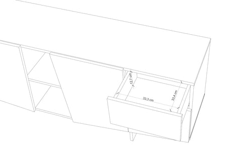 WING Grey Chest 200CM
