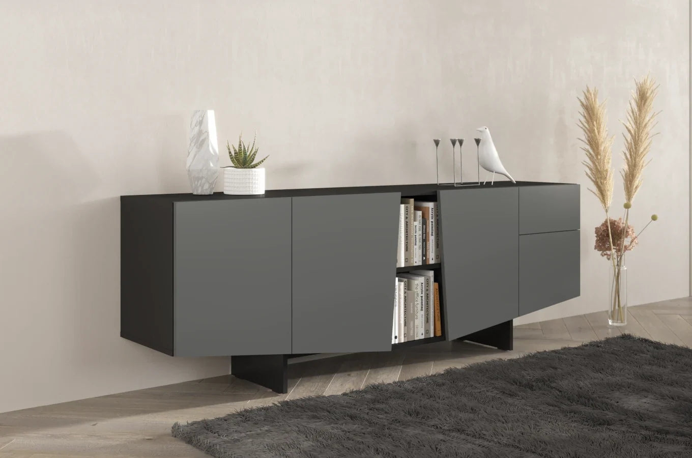 WING Grey Chest 200CM