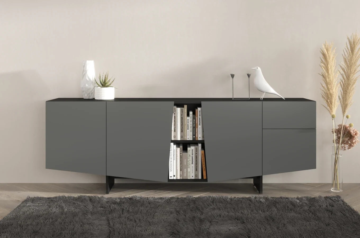 WING Grey Chest 200CM