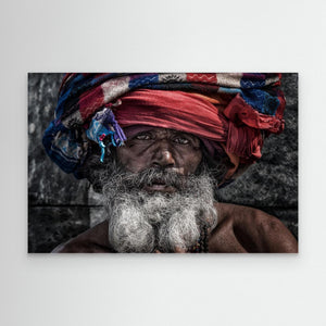 Man at the Pashupatinath Temple - Kathmandu by Joxe Inazio Kuesta Garmendia