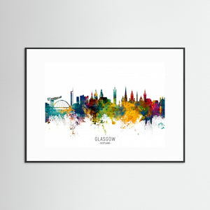 Glasgow Scotland Skyline by Michael Tompsett