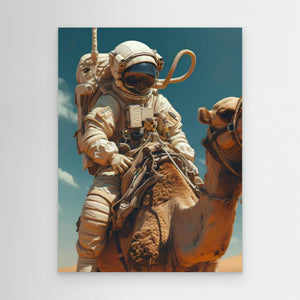 Astronaut On a Camel by Bilge Paksoylu