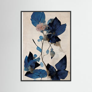 Blue Dry Flowers by Treechild