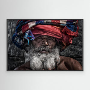 Man at the Pashupatinath Temple - Kathmandu by Joxe Inazio Kuesta Garmendia