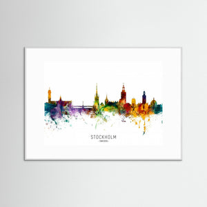 Stockholm Sweden Skyline by Michael Tompsett
