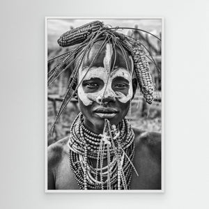 A Woman of the Karo Tribe (Omo Valley-Ethiopia). by Joxe Inazio Kuesta Garmendia