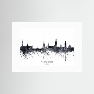 Stockholm Sweden Skyline by Michael Tompsett