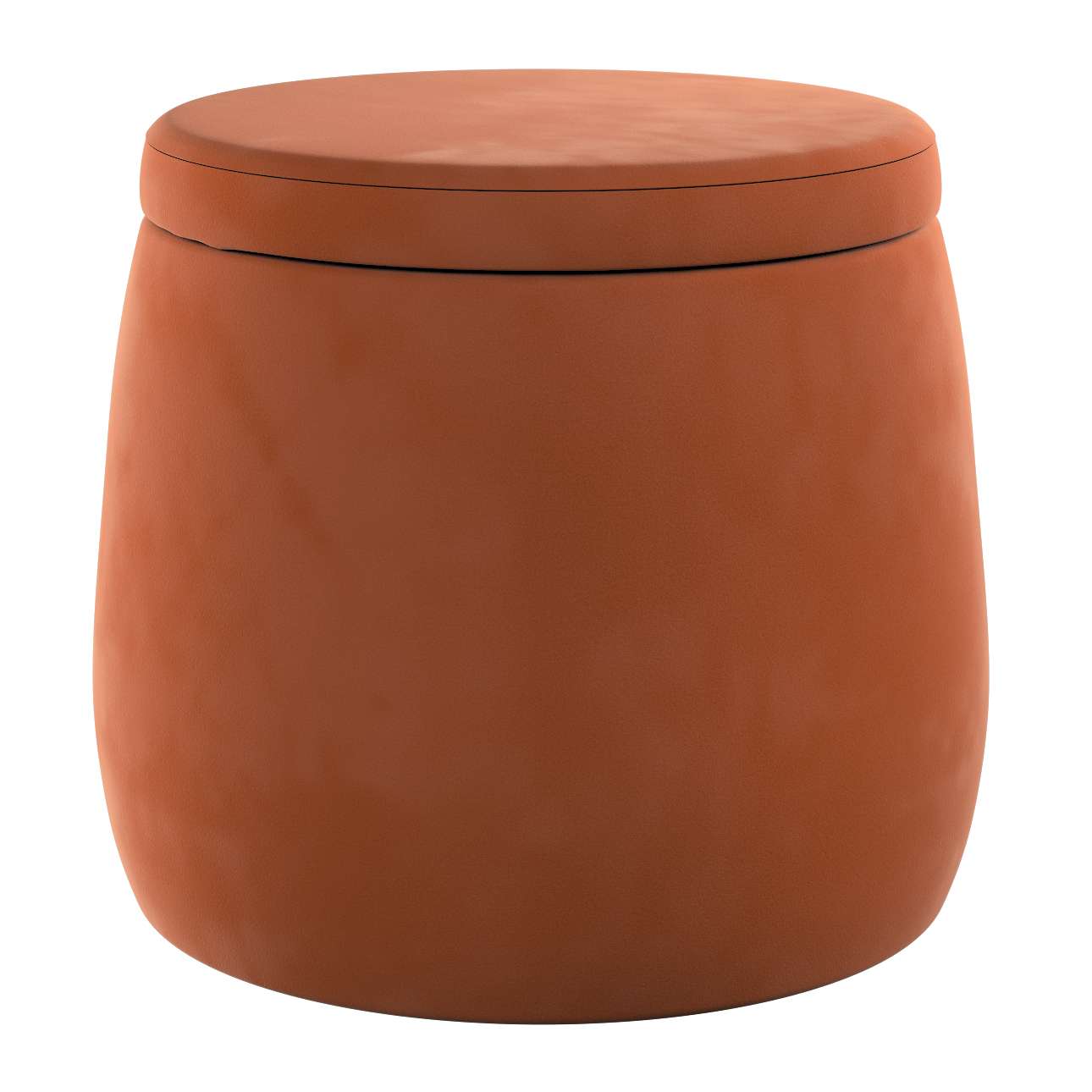 Candy Jar pouf - ø40 - Posh Velvet - ginger