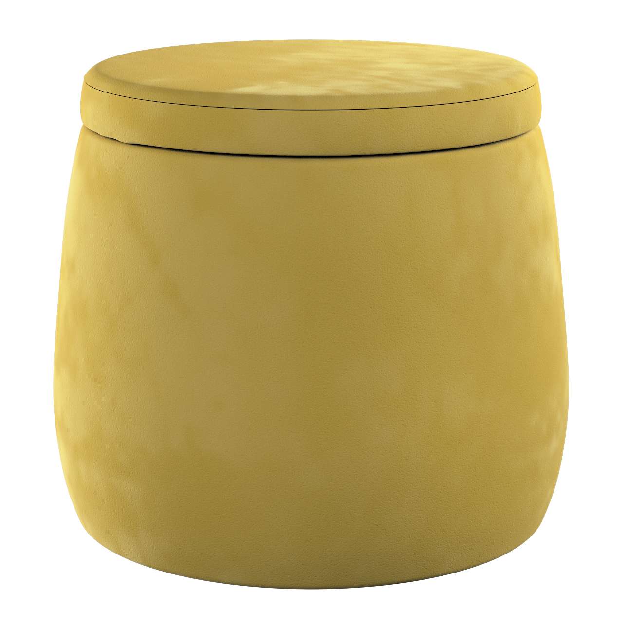 Candy Jar Hocker - ø40 - Posh Velvet - olivgrün