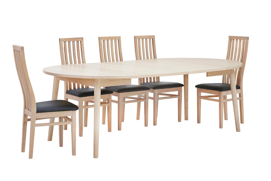 CASØ 120 Round Extending Table, Ø 130/230CM