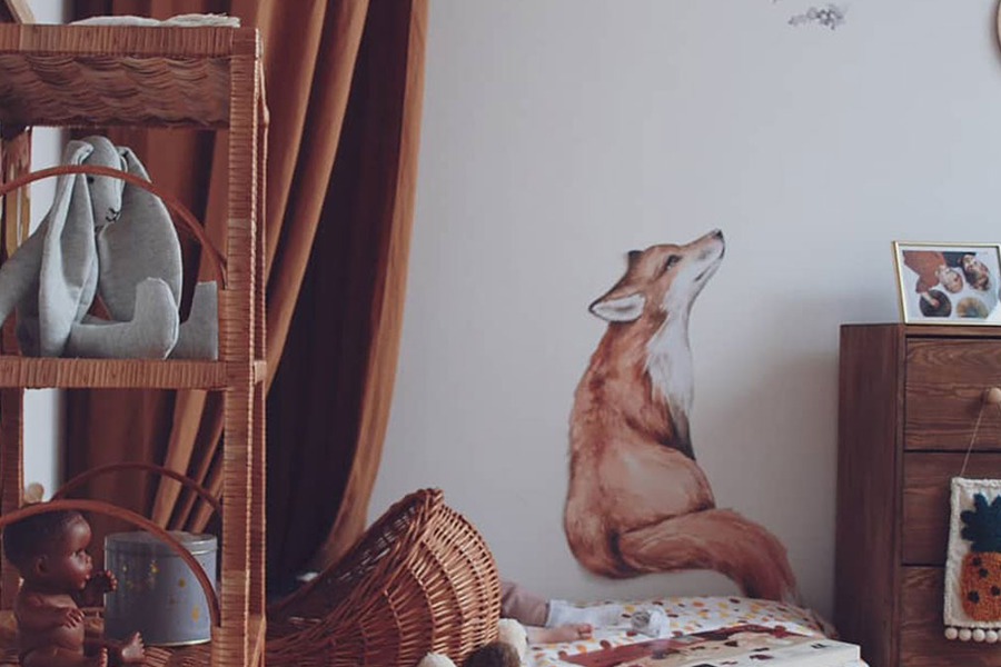 MR. Fox Wall Sticker 70x75CM