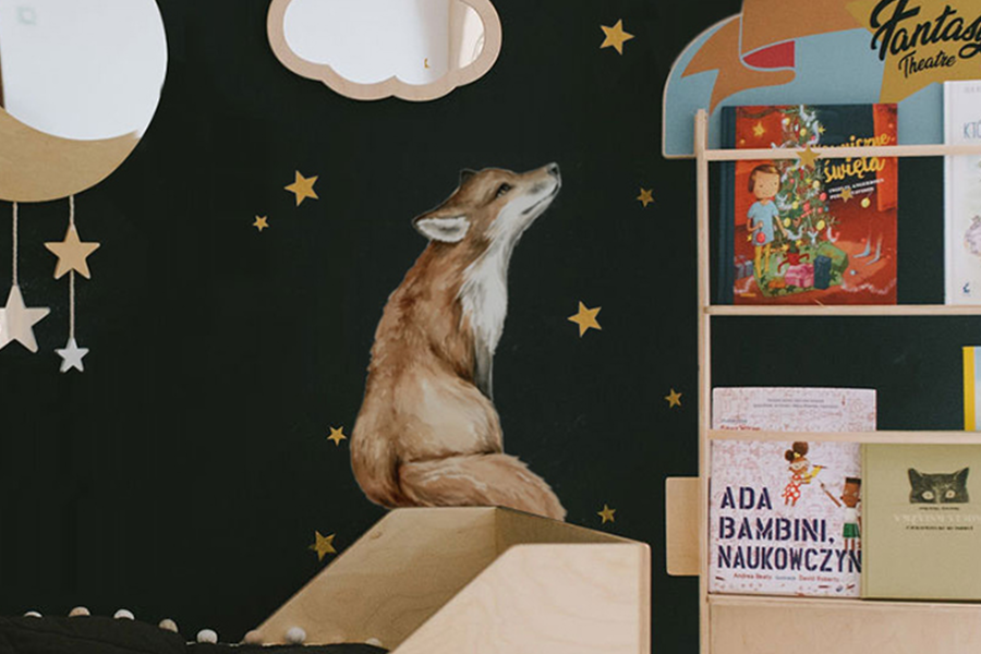 MR. Fox Wall Sticker 70x75CM