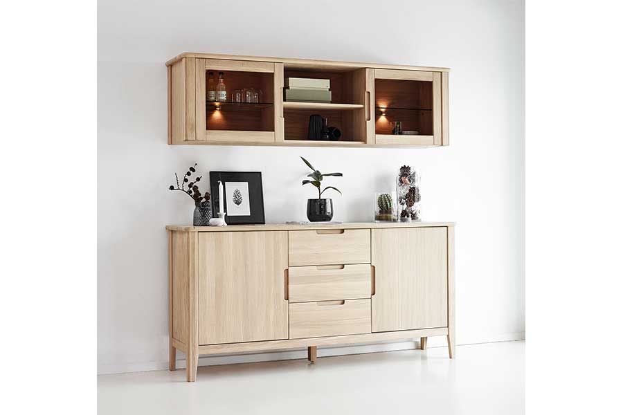 CASØ 600 Hanging Glass Cabinet 180CM