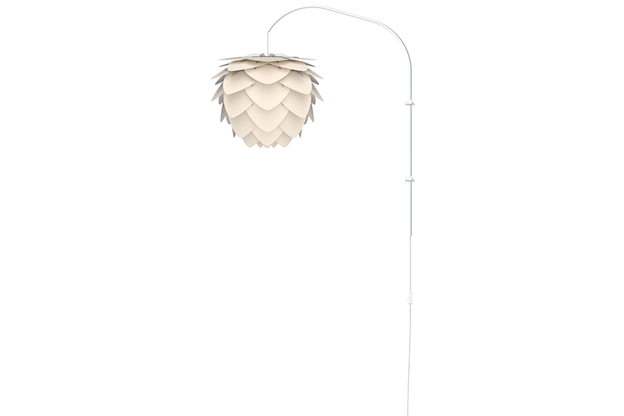 ALUVIA Willow Pearl White Wandleuchte