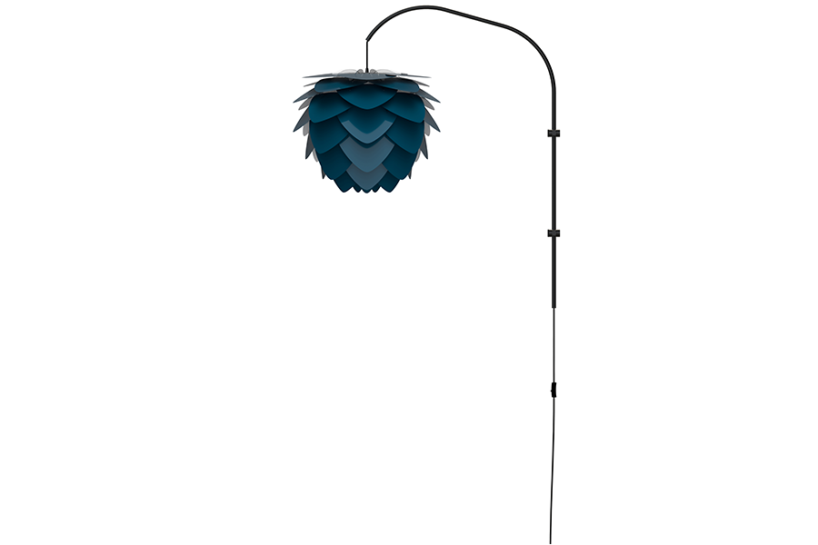 ALUVIA Willow Petrolblaue Wandleuchte