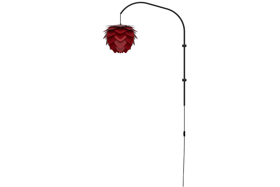 ALUVIA Willow Ruby Red Wall Lamp