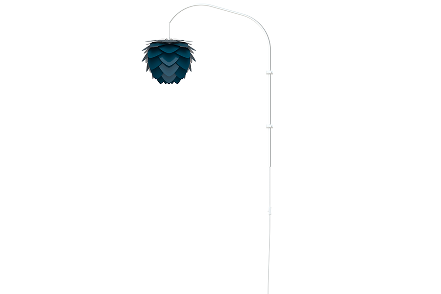 ALUVIA Willow Petrolblaue Wandleuchte