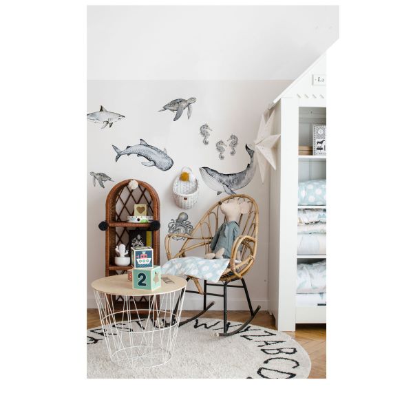 HAPPY Ocean Wonderland Wall Sticker 70x70CM