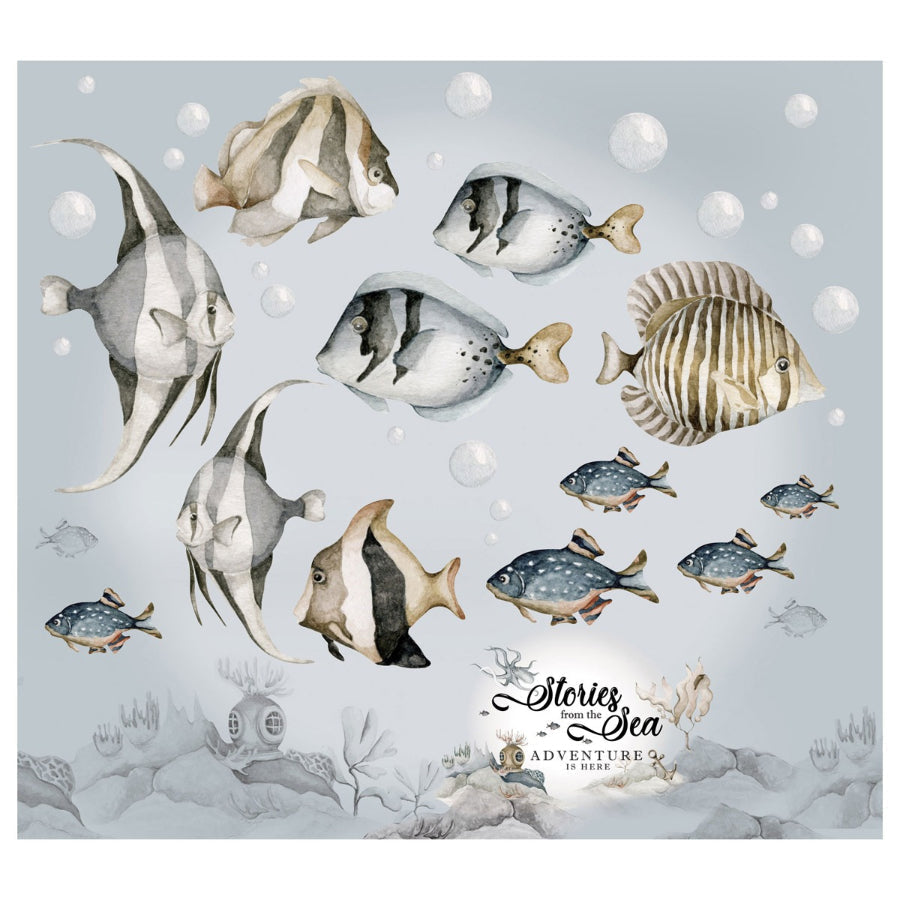FISH / Stories From The Sea Wall Sticker