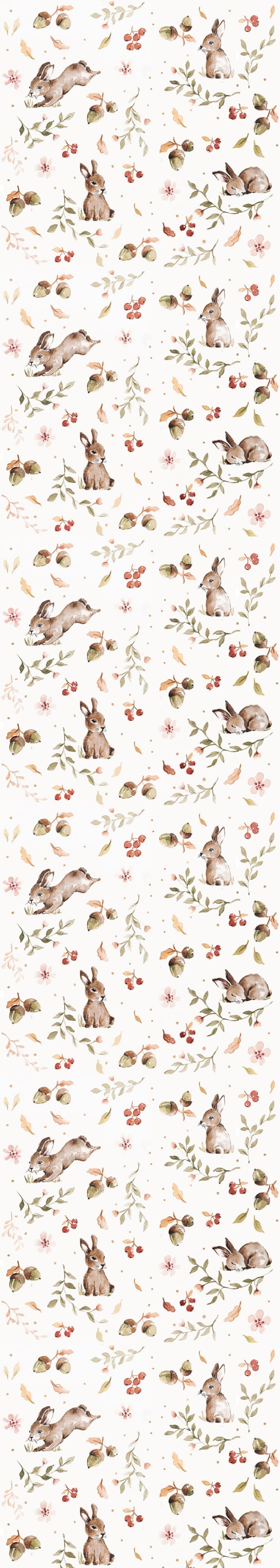 HAPPY Rabbits Wallpaper 50x280CM