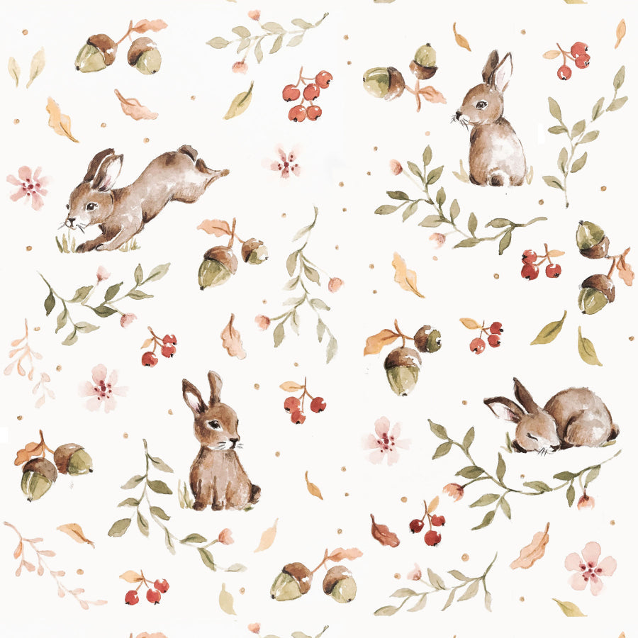 HAPPY Rabbits Wallpaper 50x280CM