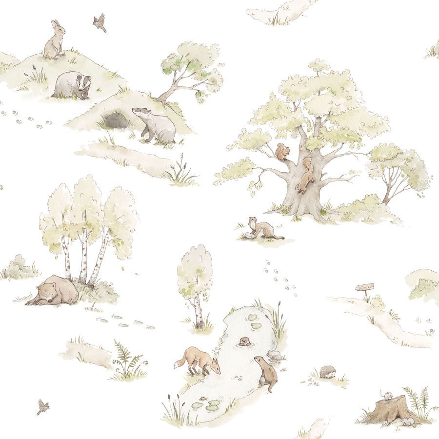 FAIRYTALE FOREST Wallpaper 100x280CM