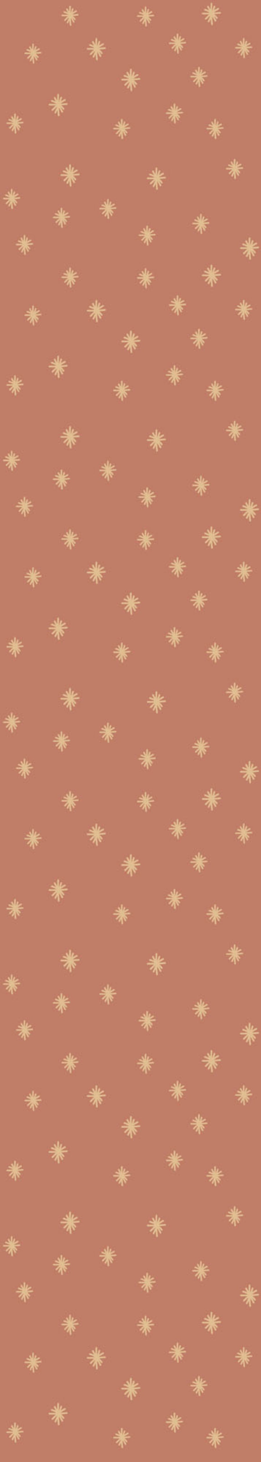 Irregulars Stars On Brick Background Wallpaper 50x280CM